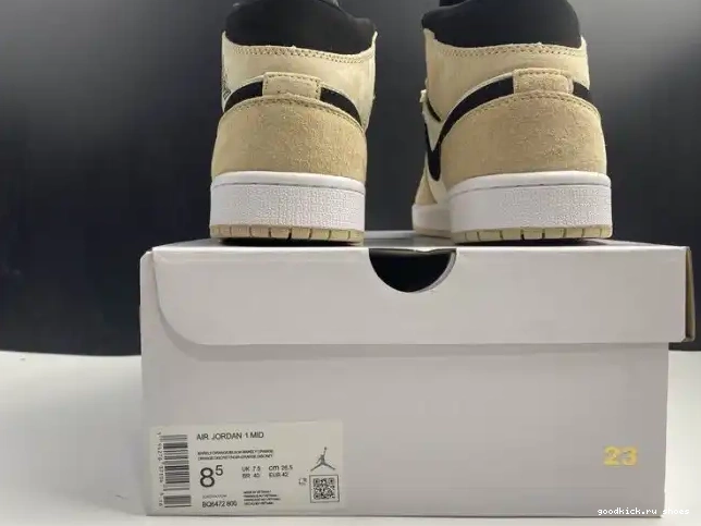 Rep Orange' BQ6472 Jordan 'Barely Mid 1 Air -800 0529